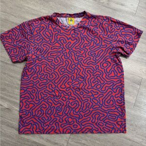 Alien Boy Clothing Pink & Blue Abstract Pattern Tee